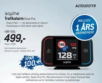 Thansen Trafikalarm Drive Pro tilbud