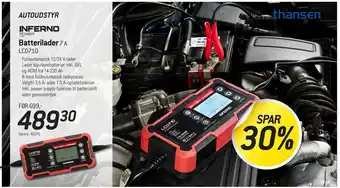 Thansen Batterilader tilbud