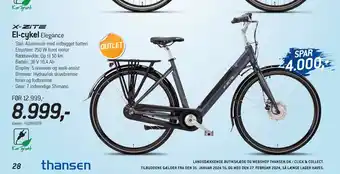 Thansen El-cykel tilbud