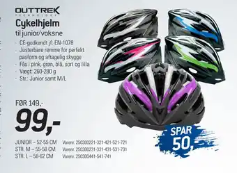 Thansen Cykelhjelm tilbud