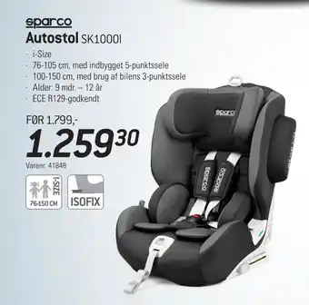 Thansen Autostol tilbud