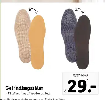 Lidl Gel indlægssåler tilbud