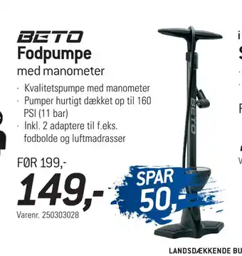 Fodpumpe