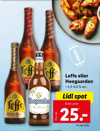 Lidl Leffe eller Hoegaarden tilbud