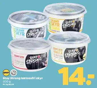 Netto Stay Strong laktosefri skyr tilbud