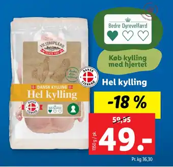 Lidl Hel kylling tilbud