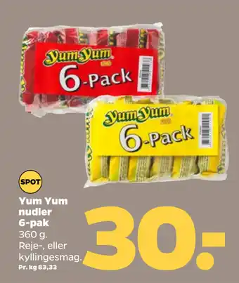 Netto Yum Yum nudler 6-pak tilbud