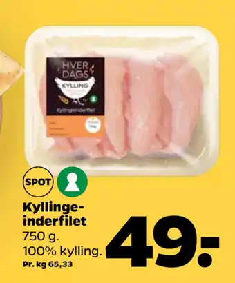 Netto Kyllingeinderfilet tilbud