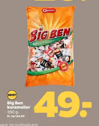 Netto Big Ben karameller tilbud