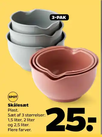 Netto Skålesæt tilbud