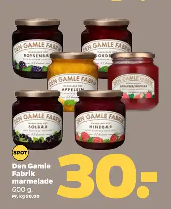 Netto Den Gamle Fabrik marmelade tilbud