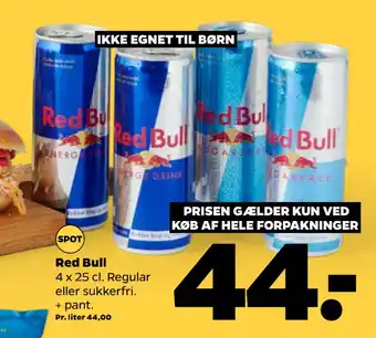 Netto Red Bull tilbud