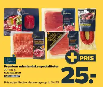 Netto Premieur udenlandske specialiteter tilbud