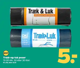 Netto Træk-og-luk poser tilbud
