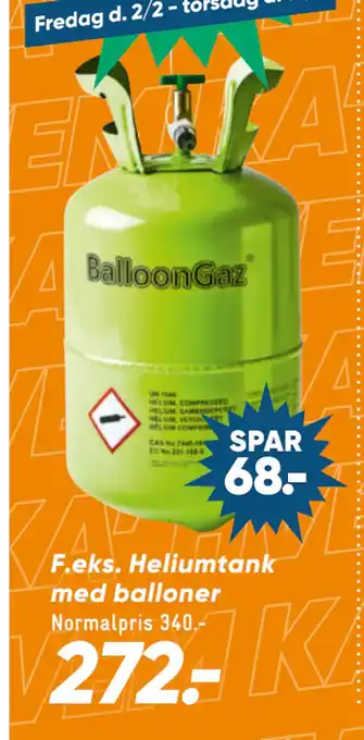 Bilka Heliumtank med balloner tilbud