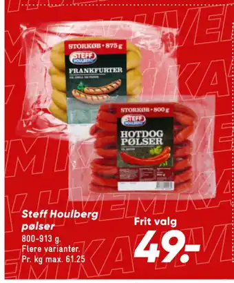 Bilka Steff Houlberg pølser tilbud