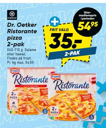 Dr. Oetker Ristorante pizza 2-pak