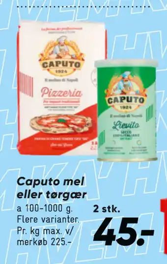 Bilka Caputo mel eller tørgær tilbud