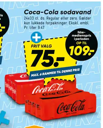 Bilka Coca-Cola sodavand tilbud