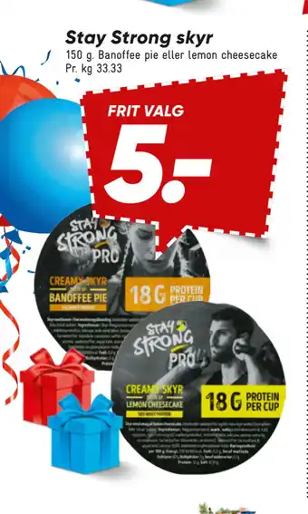 Bilka Stay Strong skyr tilbud