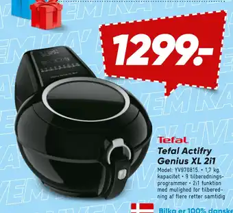 Bilka Tefal Actifry Genius XL 2i1 tilbud
