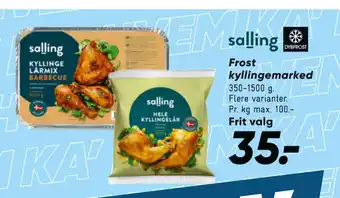 Bilka Frost kyllingemarked tilbud