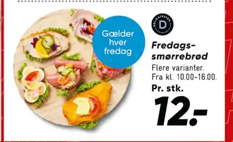 Bilka Fredags smørrebrød tilbud