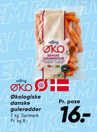Bilka Økologiske danske gulerødder tilbud