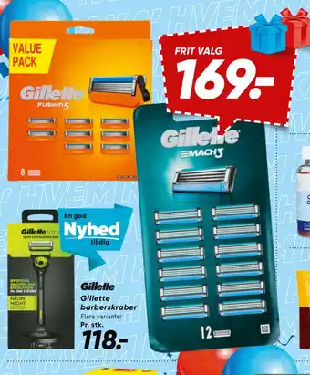 Bilka Gillette barberskraber tilbud