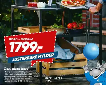 Bilka Ooni pizza bord tilbud