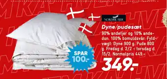 Bilka Dyne/pudesæt tilbud