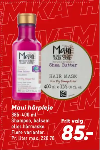 Bilka Maui hårpleje tilbud