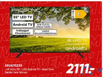 Bilka Prosonic 55UA7023S tilbud