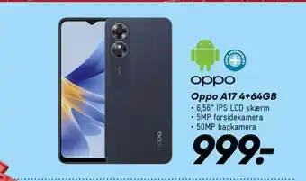 Bilka Oppo A17 4+64GB tilbud