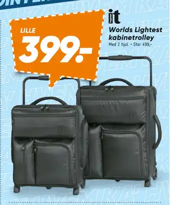 Bilka Worlds Lightest kabinetrolley tilbud