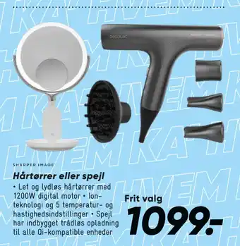 Bilka Hårtørrer eller spejl tilbud