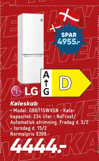 Bilka Køleskab tilbud