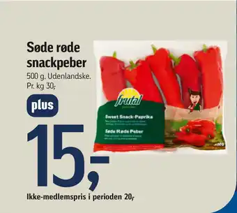 Føtex Søde røde snackpeber tilbud