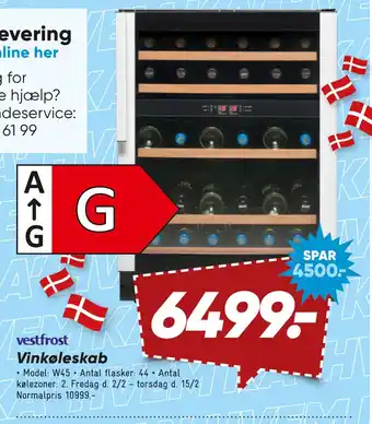 Bilka Vinkøleskab tilbud