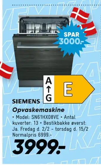 Bilka Opvaskemaskine tilbud