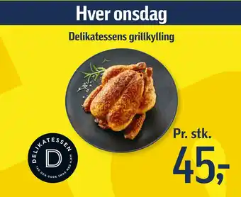 Føtex Delikatessens grillkylling tilbud