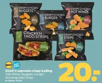 Netto Chick'n supreme crispy kylling tilbud