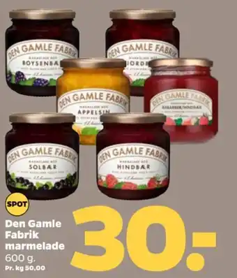 Netto Den Gamle Fabrik marmelade tilbud