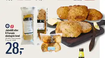 Føtex Jalm&B eller Il Fornaio økologisk brød tilbud
