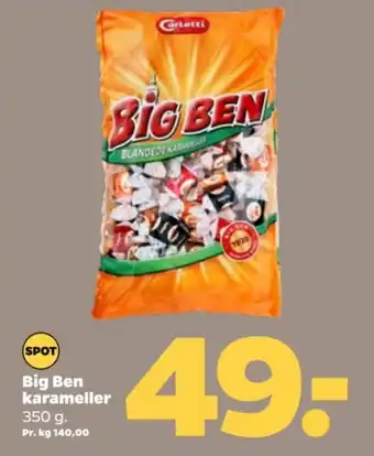 Netto Big Ben karameller tilbud