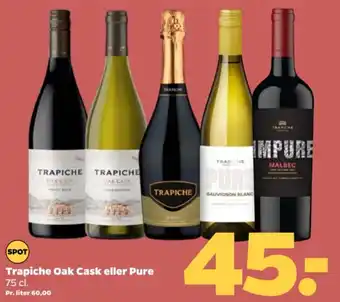 Netto Trapiche Oak Cask eller Pure tilbud