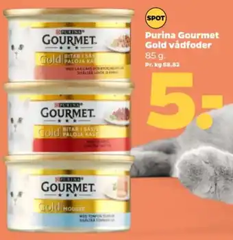 Netto Purina Gourmet Gold vådfoder tilbud