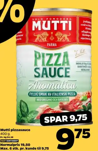 Netto Mutti pizzasauce tilbud
