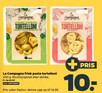 La Campagna frisk pasta tortelloni