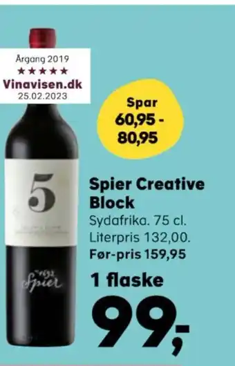 SuperBrugsen Spier Creative Block tilbud